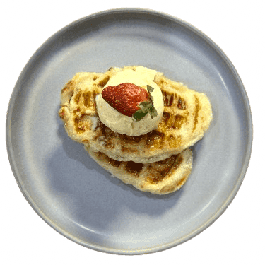 Croffle with Ice Cream